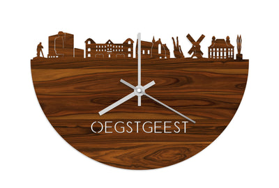 Skyline Clock Oegstgeest Rosewood