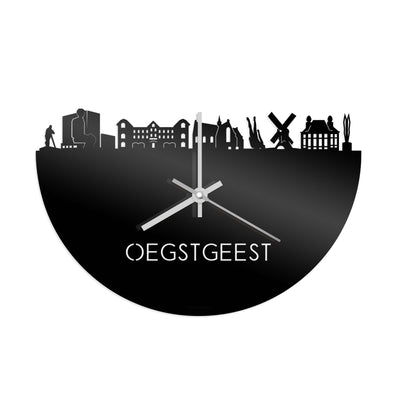 Skyline Clock Oegstgeest Black Glossy