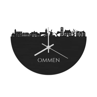 Skyline Clock Ommen Black