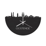 Skyline Klok Oostende Black