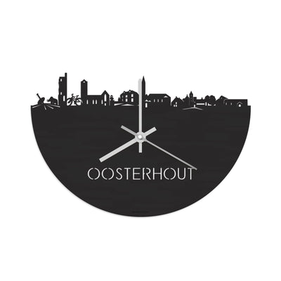 Skyline Clock Oosterhout Black