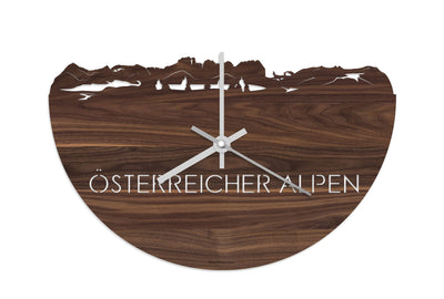 Skyline Clock Österreich Alps Nuts