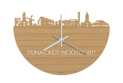 Skyline Clock Pijnacker-Nootdorp Bamboo