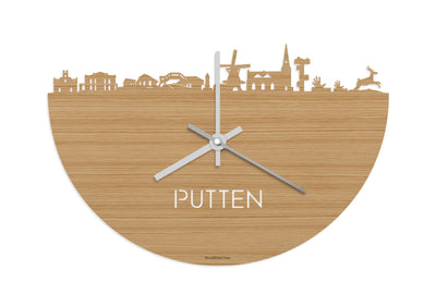 Skyline Clock Putten Bamboo