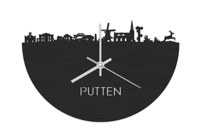 Skyline Clock Putten Black