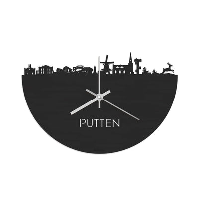 Skyline Clock Putten Black