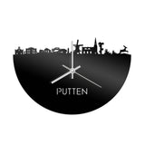 Skyline Klok Putten Zwart Glanzend