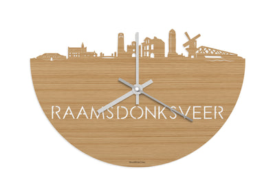 Skyline Clock Raamsdonksveer Bamboo