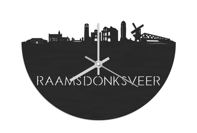Skyline Clock Raamsdonksveer Black