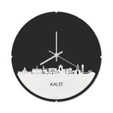 Skyline Klok Rond Aalst Wit Glanzend