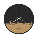 Skyline Klok Rond Almelo Bamboe
