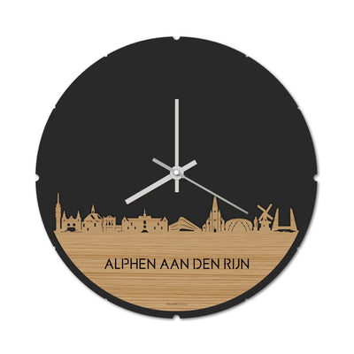 Skyline Klok Rond Alphen aan den Rijn Bamboe