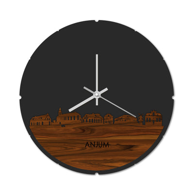Skyline Klok Rond Anjum Palissander