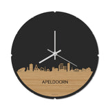 Skyline Klok Rond Apeldoorn Bamboe