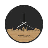 Skyline Klok Rond Appingedam Bamboe