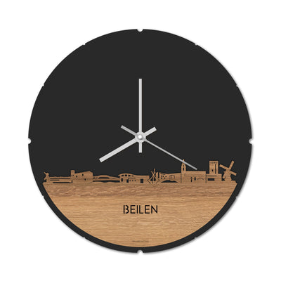 Skyline Clock Round Beilen Oak