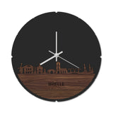 Skyline Klok Rond Brielle Noten