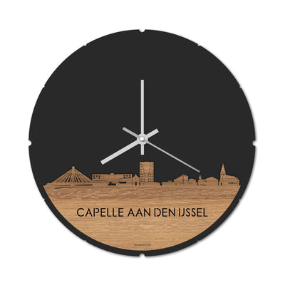 Skyline Klok Rond Capelle aan den IJssel Eiken