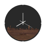 Skyline Klok Rond Dallas Noten