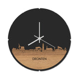 Skyline Klok Rond Dronten Eiken