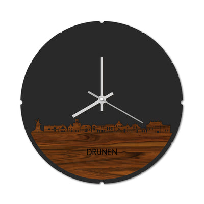 Skyline Clock Round Drunen Rosewood
