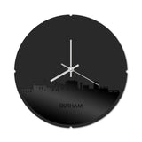 Skyline Klok Rond Durham Zwart Glanzend
