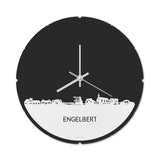 Skyline Klok Rond Engelbert Wit Glanzend