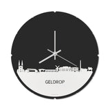 Skyline Klok Rond Geldrop Wit Glanzend