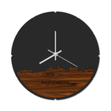 Skyline Klok Rond Hardenberg Palissander