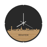 Skyline Klok Rond Heemstede Bamboe