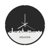 Skyline Klok Rond Heemstede Wit Glanzend