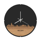 Skyline Klok Rond Helden Eiken
