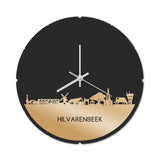 Skyline Klok Rond Hilvarenbeek Goud Metallic