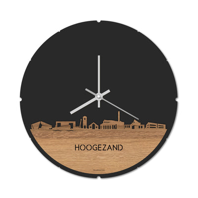Skyline Clock Round Hoogezand Oak
