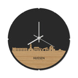 Skyline Klok Rond Huissen Bamboe