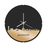Skyline Klok Rond Julianadorp Goud Metallic
