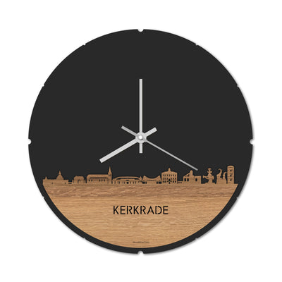 Skyline Clock Round Kerkrade Oak
