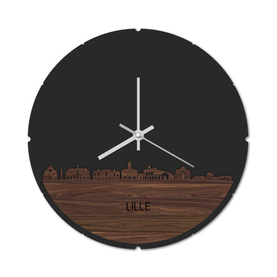 Skyline Clock Round Lille Noten