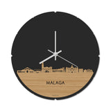 Skyline Klok Rond Malaga Bamboe