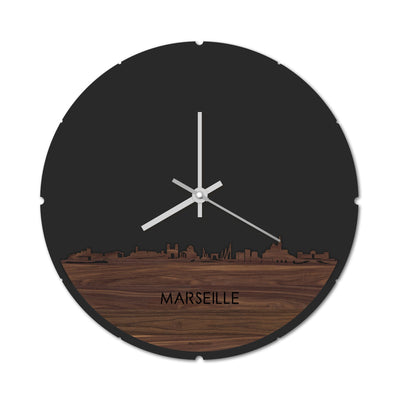 Skyline Klok Rond Marseille Noten
