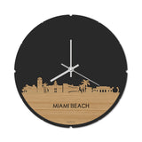 Skyline Klok Rond Miami Beach Bamboe