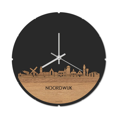 Skyline Klok Rond Noordwijk Eiken