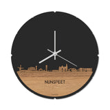 Skyline Klok Rond Nunspeet Eiken