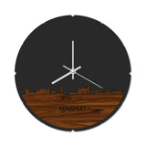 Skyline Klok Rond Nunspeet Palissander