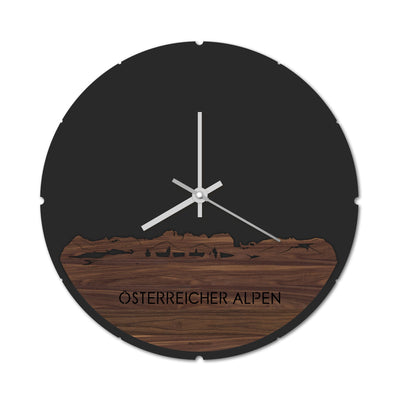 Skyline Clock Around Österreich Alps Nuts