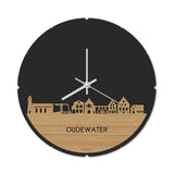 Skyline Klok Rond Oudewater Bamboe