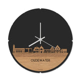 Skyline Klok Rond Oudewater Eiken