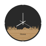 Skyline Klok Rond Praha Bamboe