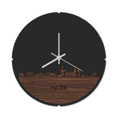 Skyline Clock Round Putten Nuts
