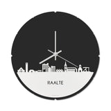 Skyline Klok Rond Raalte Wit Glanzend